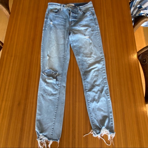 PISTOLA Presley High Rise Relaxed Roller in Wink Distressed - Picture 5 of 5